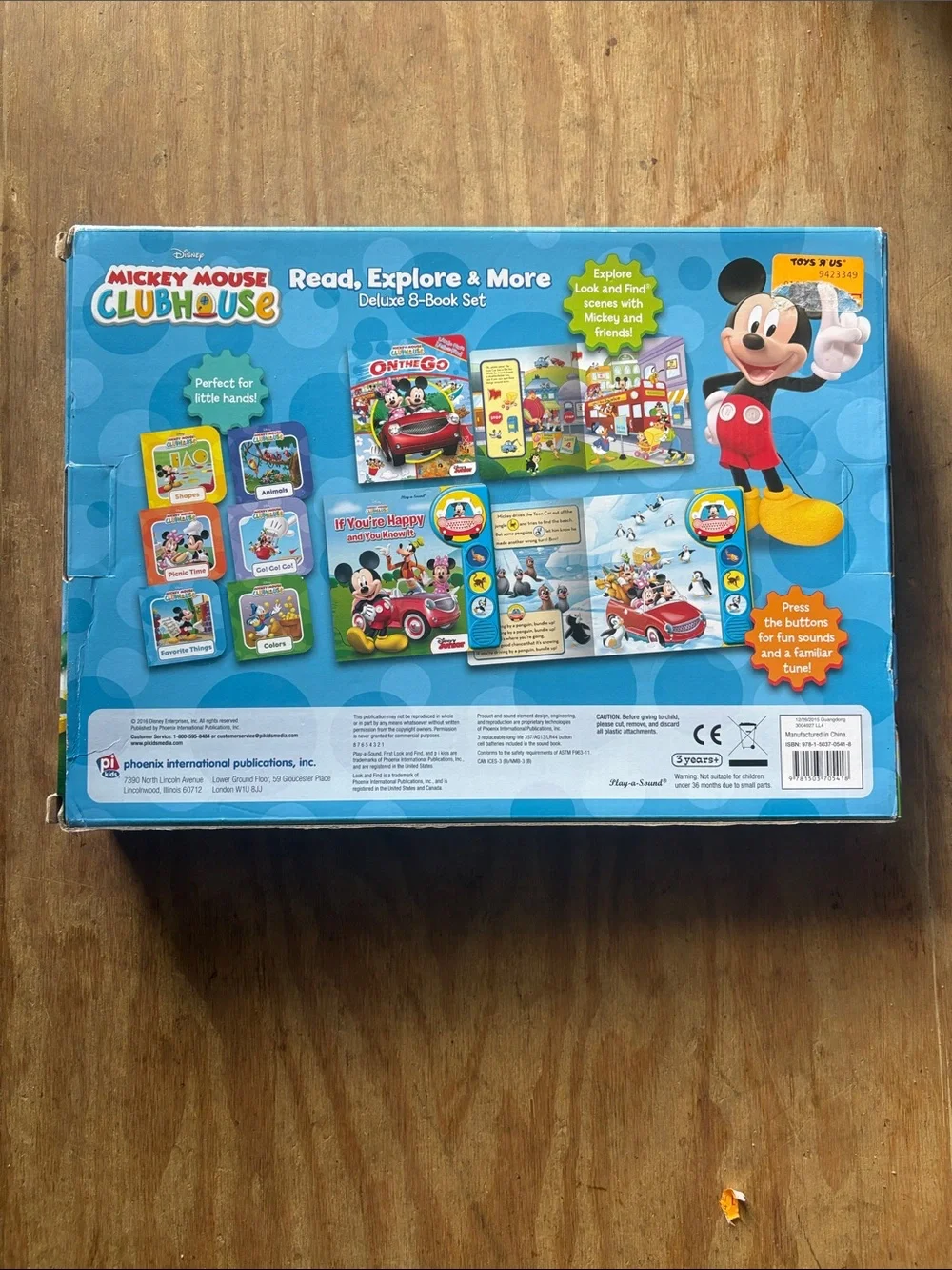 🎉NIB Disney Mickey Mouse Clubhouse Read, Explore & More Deluxe 8-Book Set - Blue